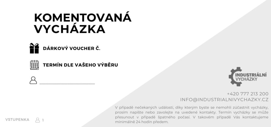Dárkový voucher na komentovanou vycházku